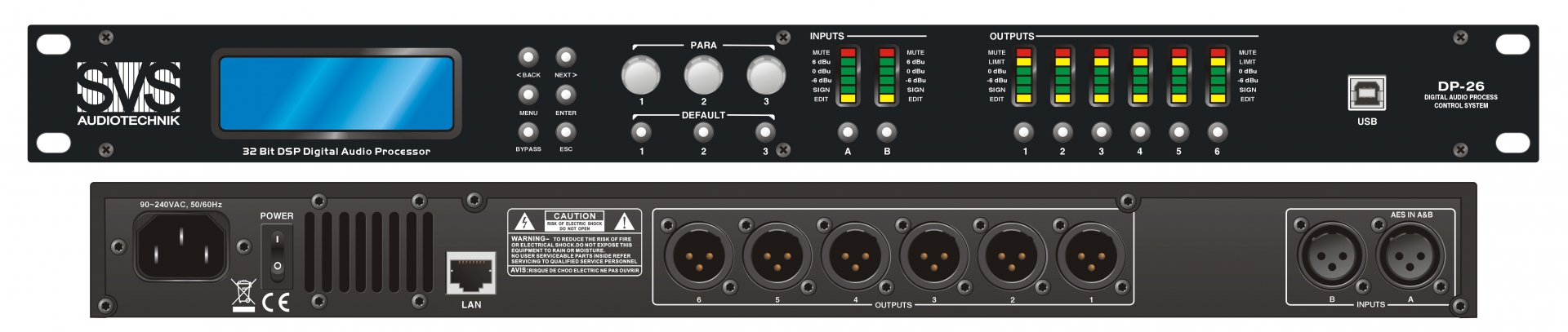 SVS Audiotechnik DP-26 Цифровой процессор: 2 входа 6 выходов в Соликамске