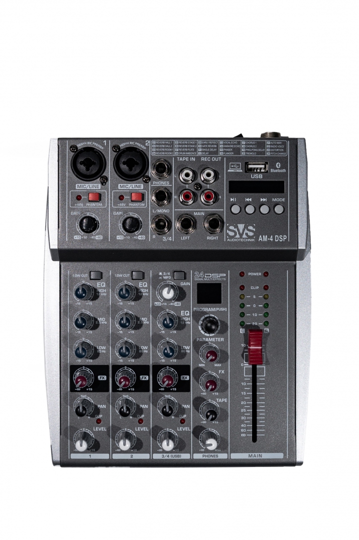 SVS Audiotechnik mixers AM-4 DSP Аналоговый микшерный пульт, 4-канала в Соликамске